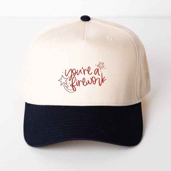 You're A Firework Canvas Trucker Hat