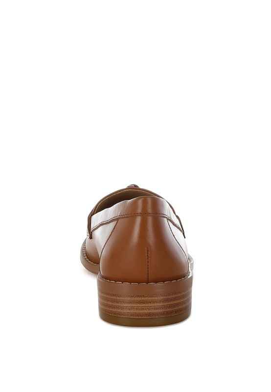 Yelena Real Leather Tassel Loafers