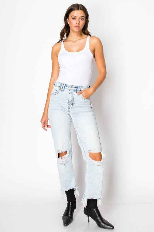 Raelynn Tummy Control High Rise Modern Wide Jeans