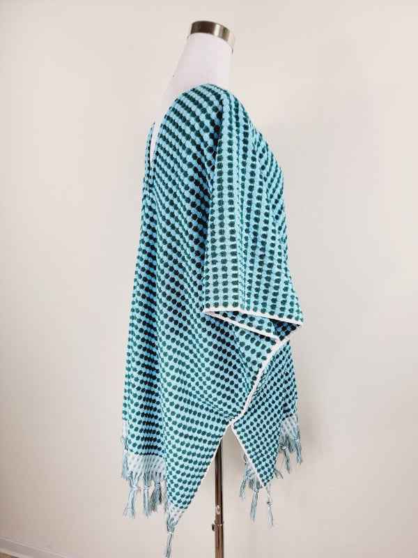 One Size Everyday Cover Up Towel – Beach Perfect , Pom Pom B