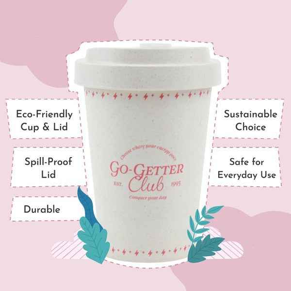 Go-Getter Club 16 oz. Eco-Friendly Coffee Cup - Re