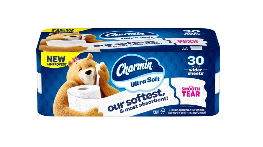 Charmin Ultra Soft Bath Tissue, 2-Ply, 213 Sheets, 30 Rolls Costco