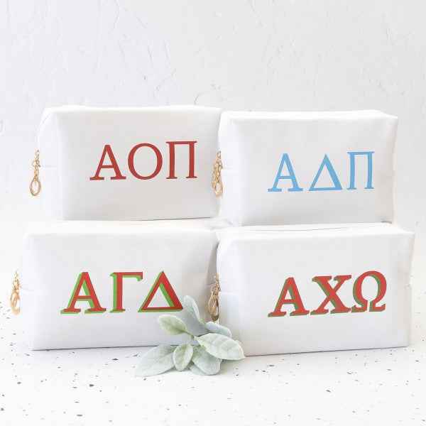 Licensed Sorority Accessory Cosmetic Bag