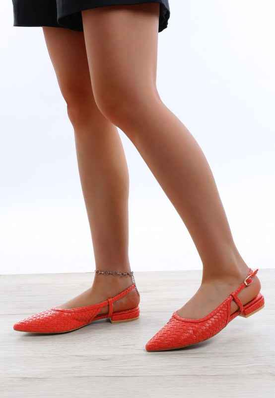 Kurina Woven Slingback Sandals