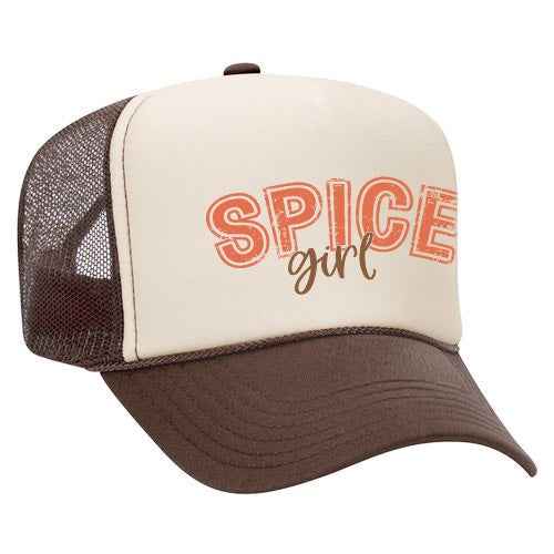 Spice Girl Varsity Cursive Foam Trucker Hat