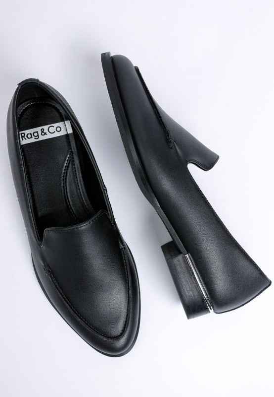 Anna Suede Leather Loafers