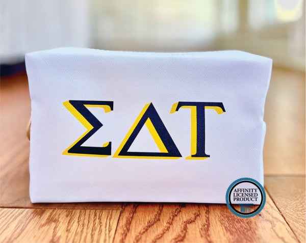 Licensed Sorority Accessory Cosmetic Bag