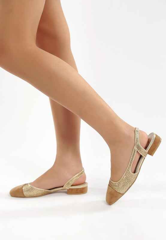 Rerita Rhinestone-Studded Glitter Sandals