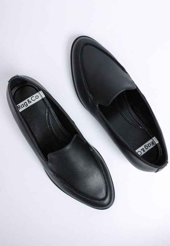 Anna Suede Leather Loafers
