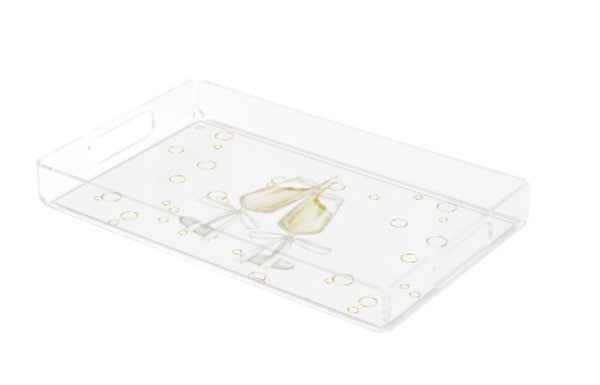Something Blue Acrylic Trinket Tray with 4 Interch
