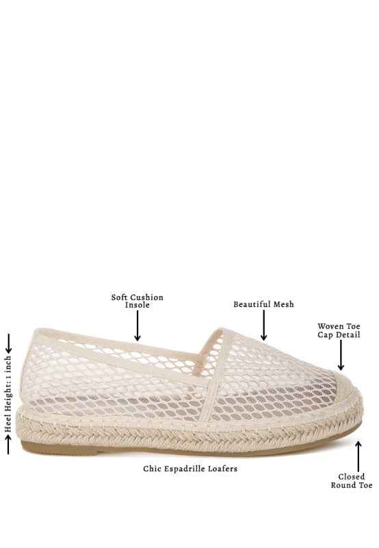 Manara Mesh Espadrille Loafers