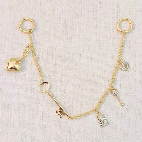 Key to My Heart Bag Charm