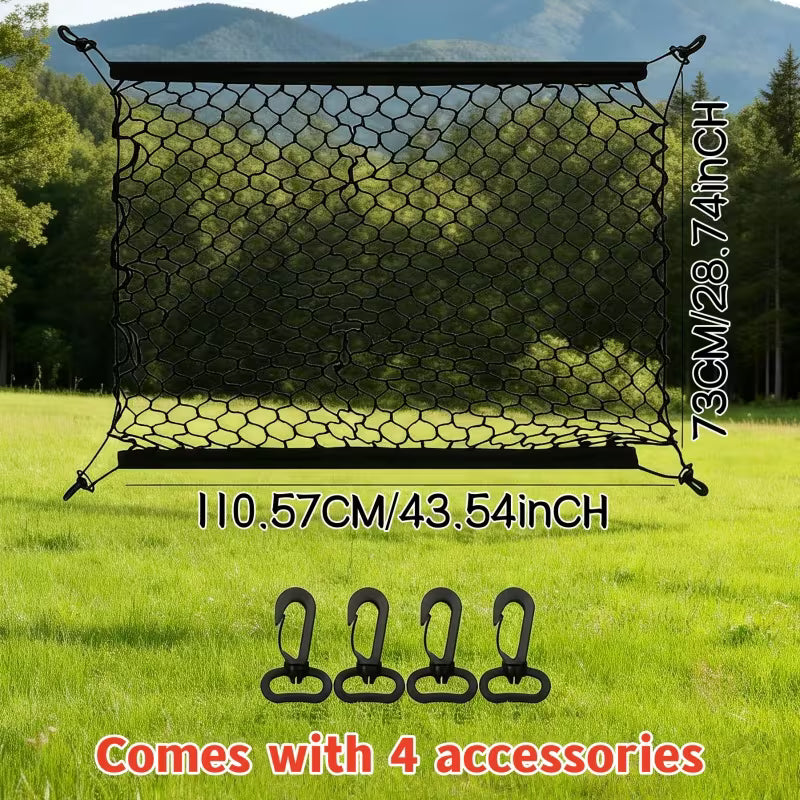 Multi-functional Trolley Net, Trolley Cargo Net, Trolley Parts Net, Durable Nylon Net, Suitable for Garden Carts, Folding Trolleys And Handcarts. 1pc Multi-functional Trolley Net, Trolley Cargo Net, Garden Cart Accessories Cargo Net. Happi Mart Ch