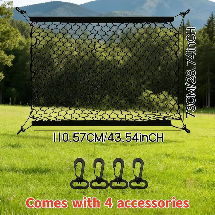 Multi-functional Trolley Net, Trolley Cargo Net, Trolley Parts Net, Durable Nylon Net, Suitable for Garden Carts, Folding Trolleys And Handcarts. 1pc Multi-functional Trolley Net, Trolley Cargo Net, Garden Cart Accessories Cargo Net. Happi Mart Ch