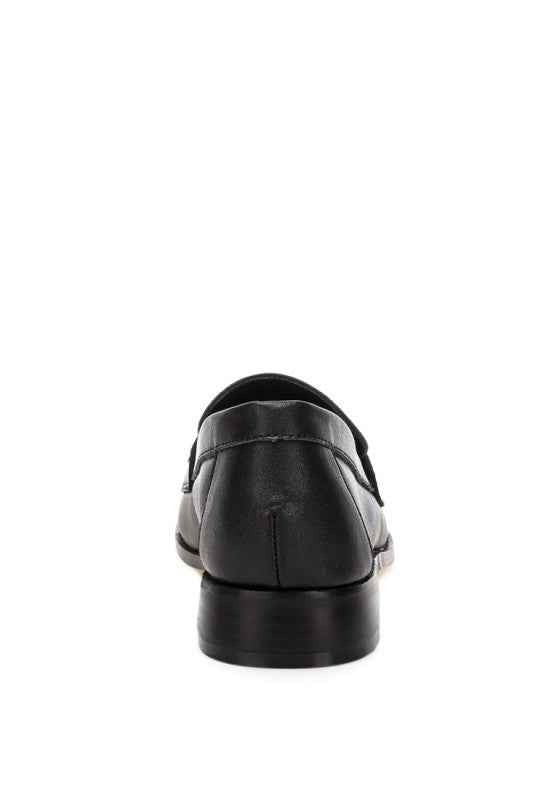 Reiga Low Block Heel Loafers