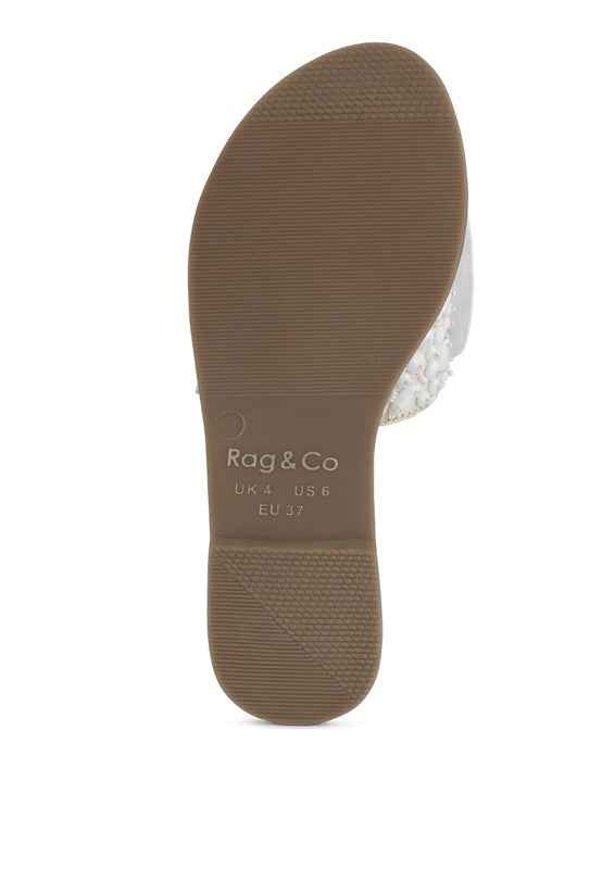 Pipa Big Bow Beaded Flats