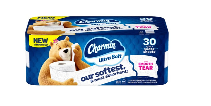 Charmin Ultra Soft Bath Tissue, 2-Ply, 213 Sheets, 30 Rolls Costco