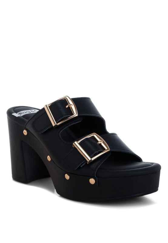 Kenna Dual Buckle Strap Sandals