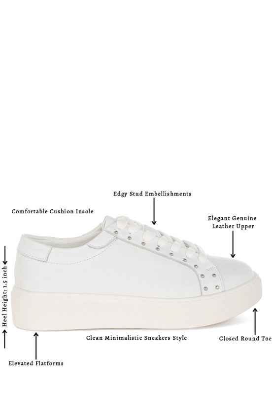 Strider Studs Embellished Chunky Sneakers