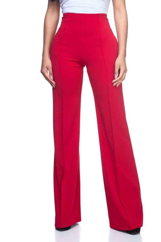 Techno crepe pants