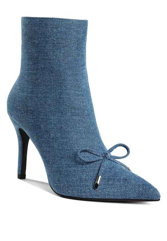 Milda Denim Stiletto Boots