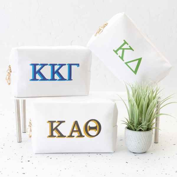 Licensed Sorority Accessory Cosmetic Bag