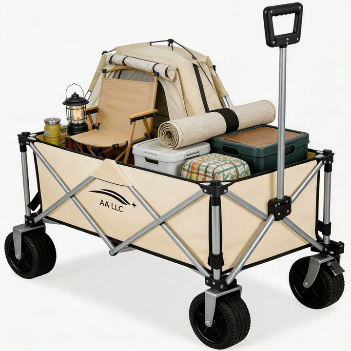 330 lb all-terrain folding utility wagon – product image 2