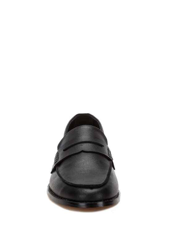 Reiga Low Block Heel Loafers