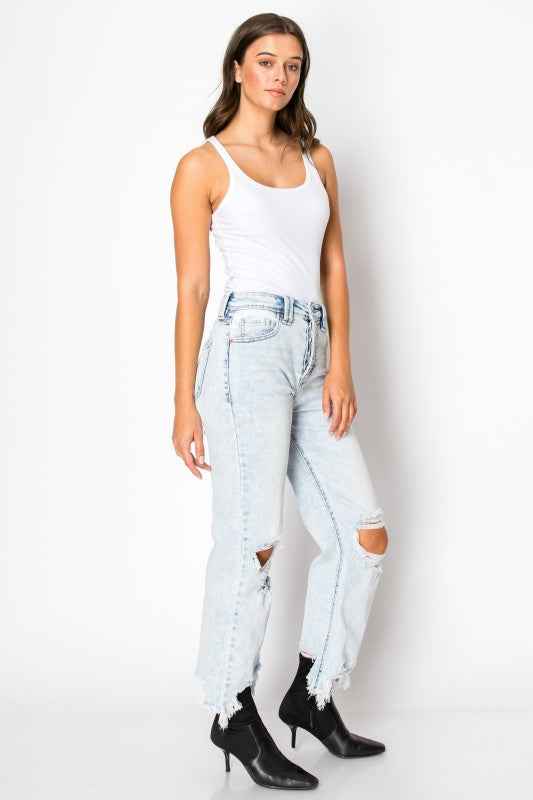 Raelynn Tummy Control High Rise Modern Wide Jeans