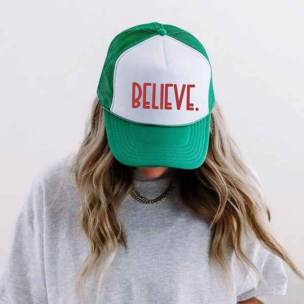 Believe Bold Foam Trucker Hat