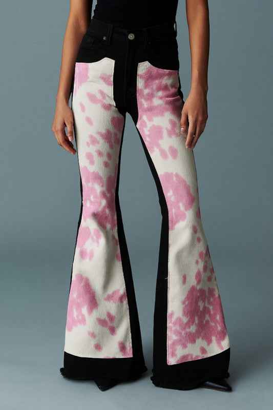 Rodeo Bell Bottom - Black Pink