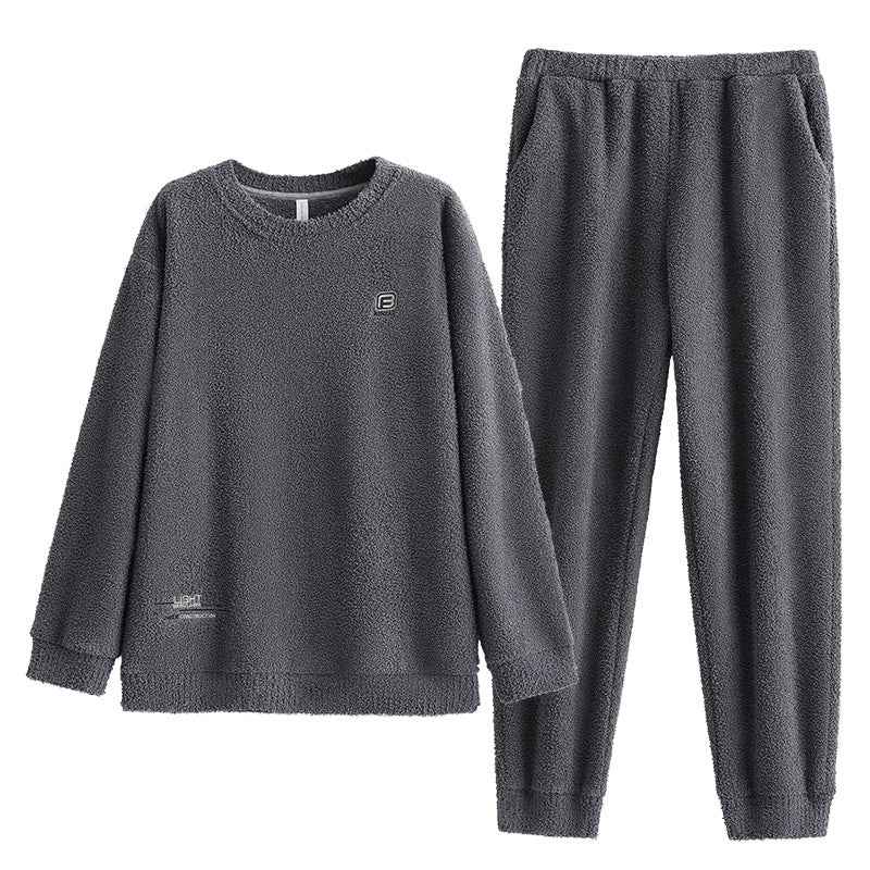 Winter pajamas men's pullover can be worn as outerwear home clothes eprolo