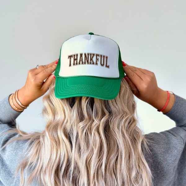 Thankful Varsity Foam Trucker Hat
