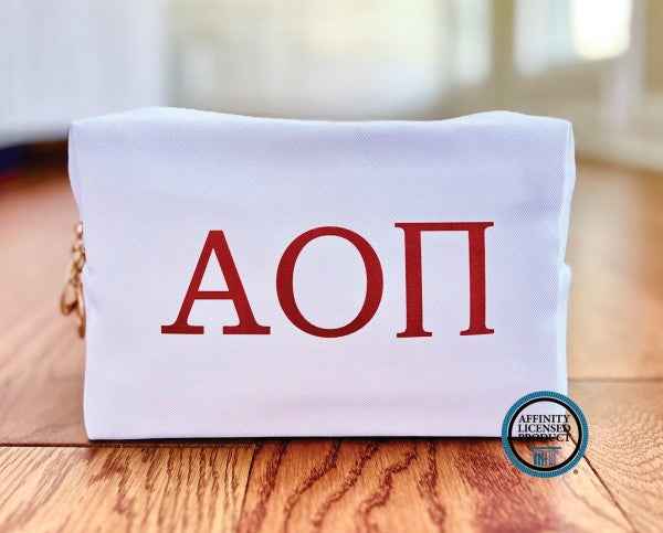 Licensed Sorority Accessory Cosmetic Bag