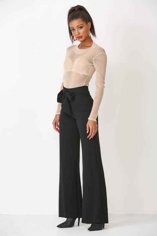 Tie front pants