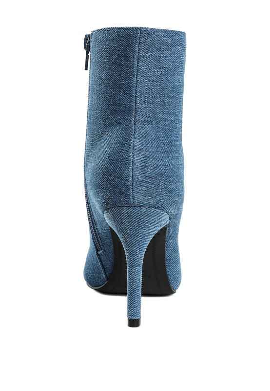 Milda Denim Stiletto Boots