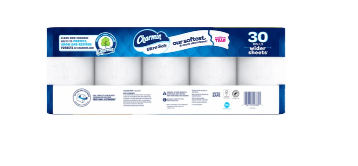 Charmin Ultra Soft Bath Tissue, 2-Ply, 213 Sheets, 30 Rolls Costco