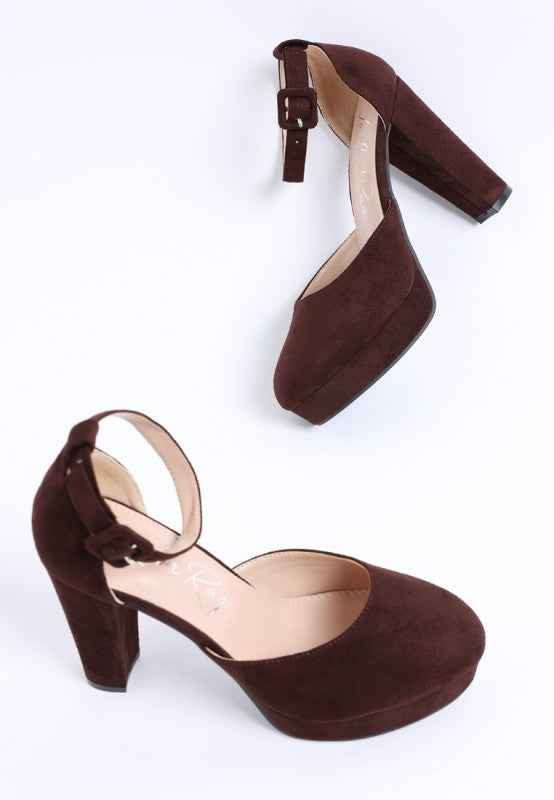 Inigo Interchangeable Ankle Strap Platform Sandals