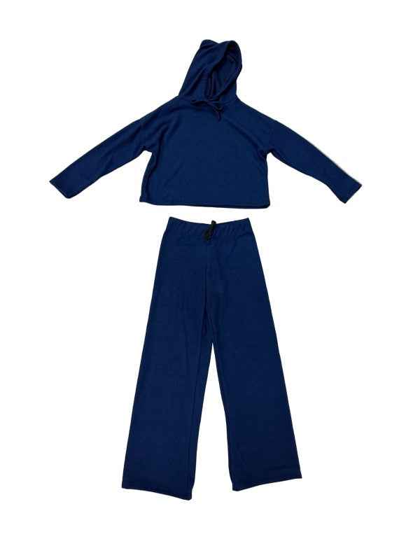 Girls 2 Pc Hoodie and Flare Pants Set