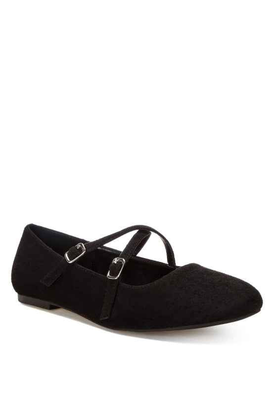 Nayela Strappy Mary Jane Flats