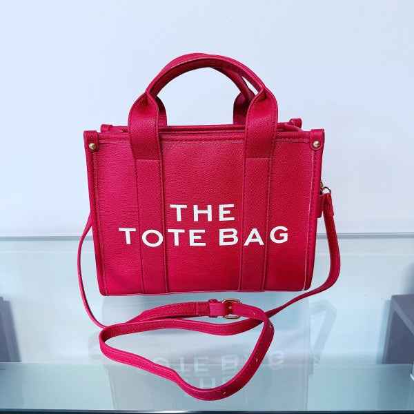 Design Tote Bag Medium Size Red