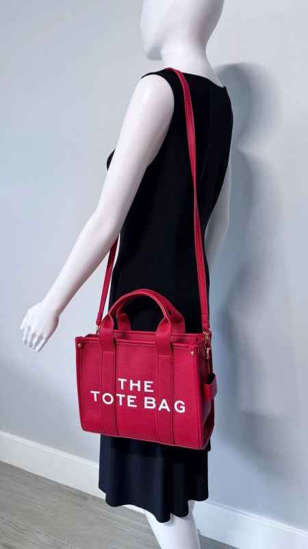 Design Tote Bag Medium Size Red