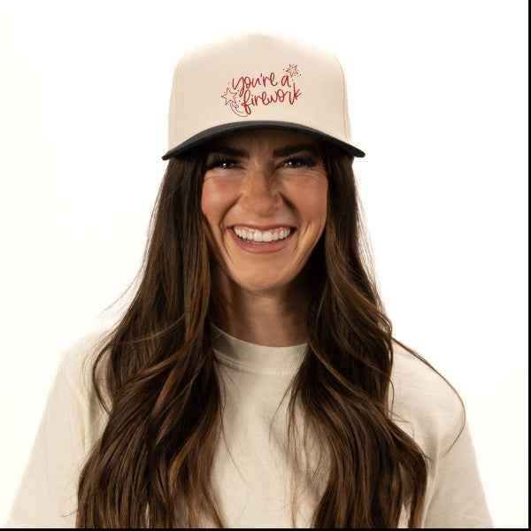 You're A Firework Canvas Trucker Hat