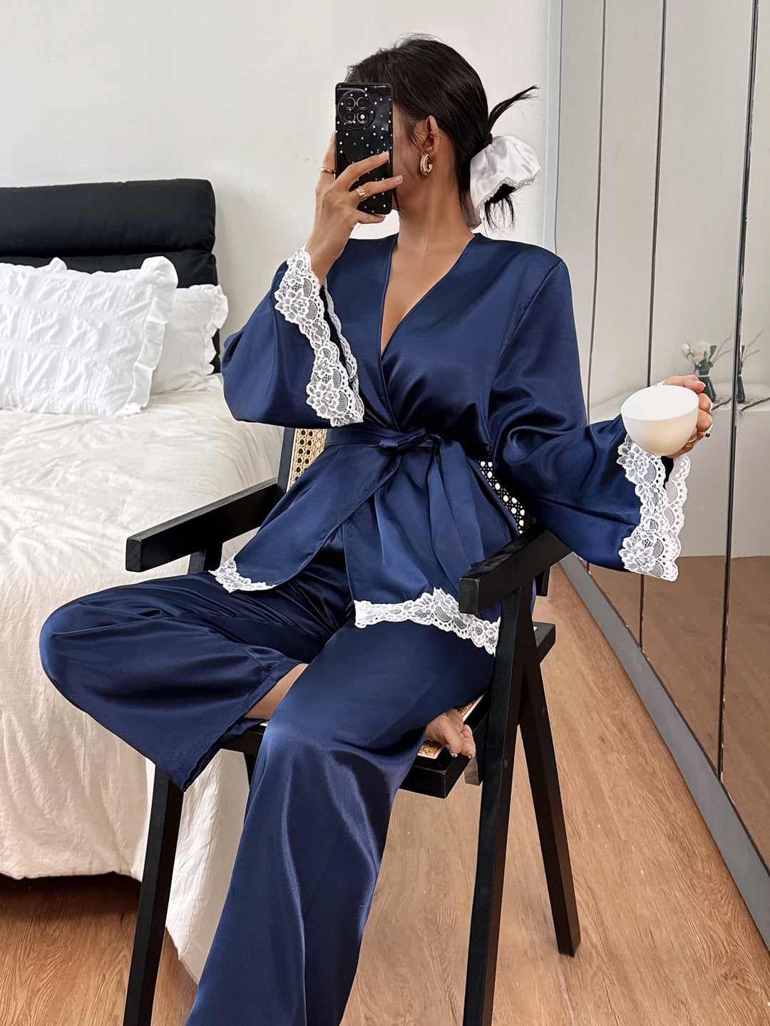 women's pajamas  sexy loungewear, bathrobe, intimate sleepwear, home attire, morning robe eprolo