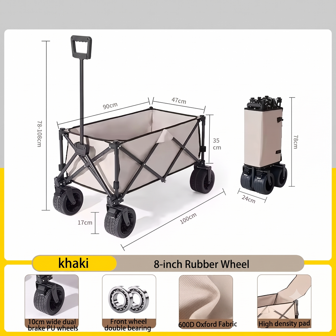 330 lb all-terrain folding utility wagon – product image 20