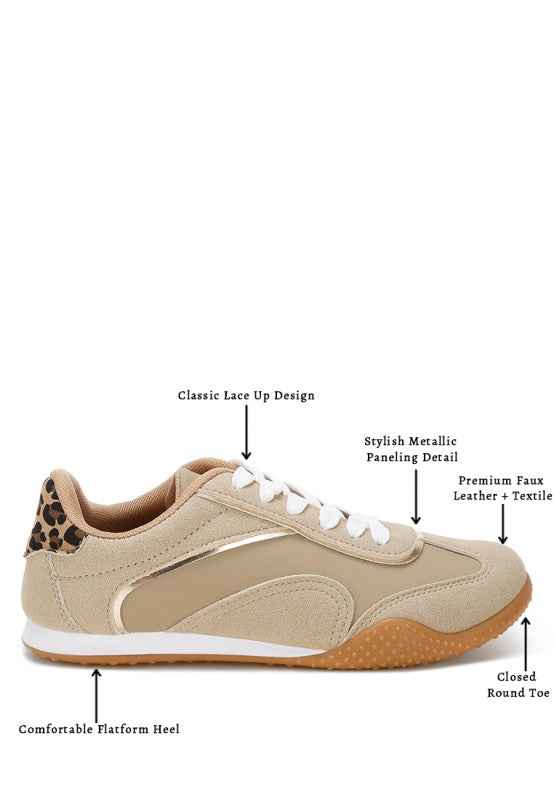 Zuccia Comfortable Lace-Up Sneakers