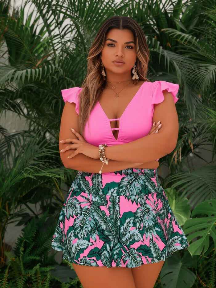 Women's 2-piece Casual Swimsuit Set M107