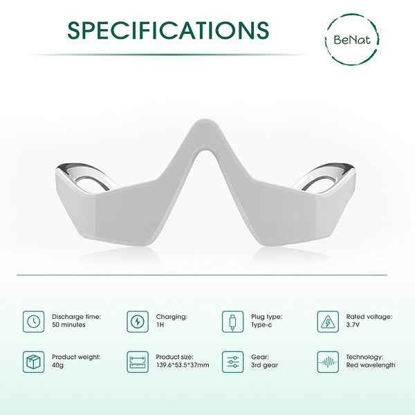 Under-Eye Red Light Therapy Skin Rejuvenation and
