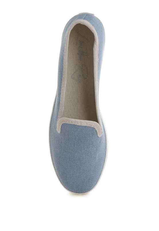 Palin Denim Slip On Loafers