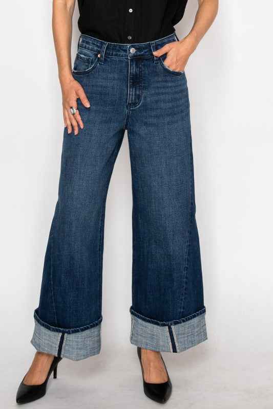 Athena Inseam Transfer High Rise A-Wide Jeans